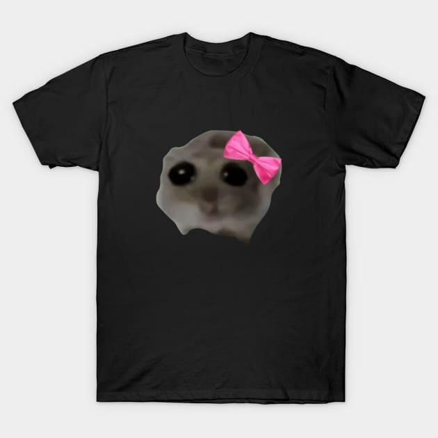 Sad Hamster T-Shirt by snowshade